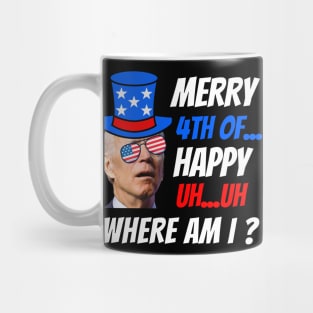 Funny 4th of july anti joe biden Mug